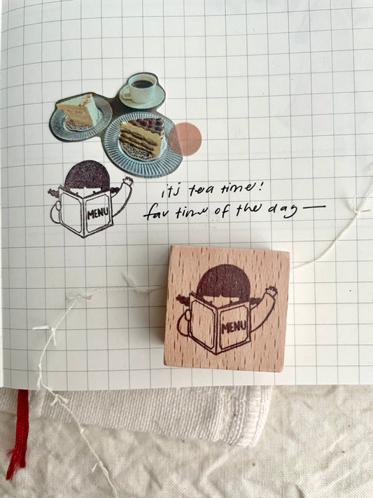 Msbulat Rubber Stamp - Treating Myself