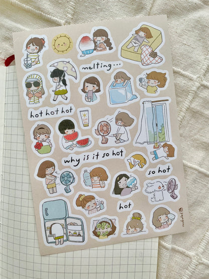 Msbulat Sticker Sheet - So Hot