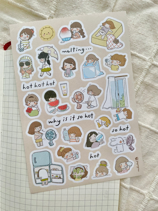 Msbulat Sticker Sheet - So Hot