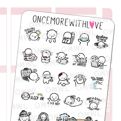 Once More With Love Sticker Sheet - Five Year Anniversary Favourites