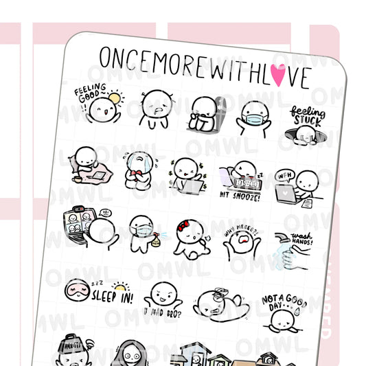 Once More With Love Sticker Sheet - Five Year Anniversary Favourites