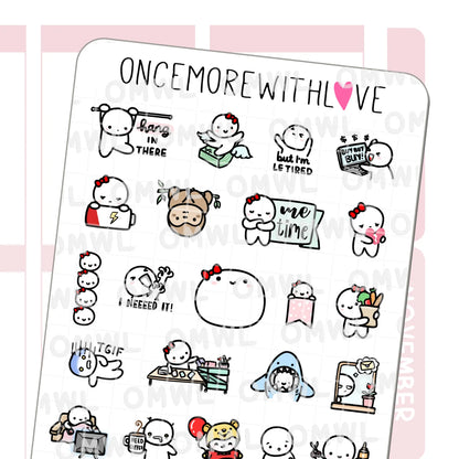 Once More With Love Sticker Sheet - Four Year Anniversary Favourites