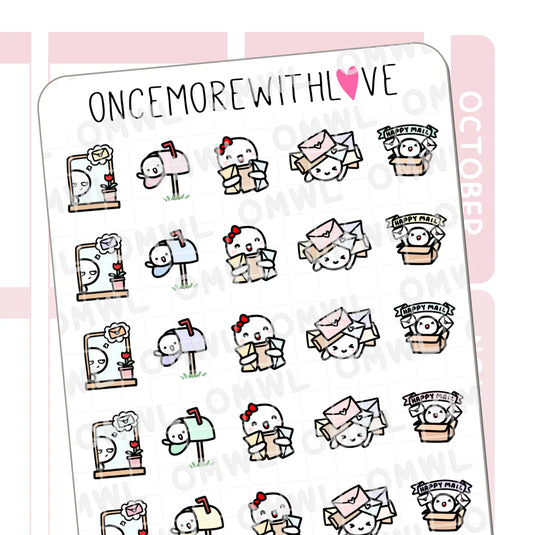 Once More With Love Sticker Sheet - Happy Mail 2.0