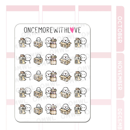 Once More With Love Sticker Sheet - Happy Packages