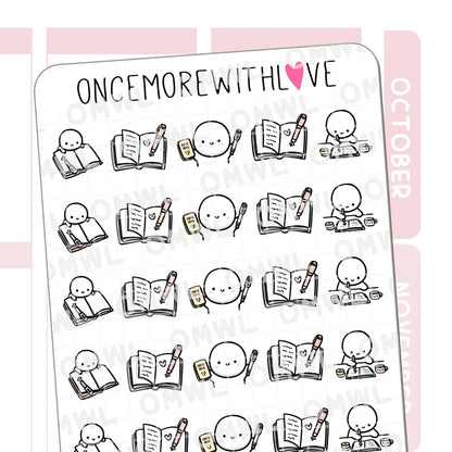Once More With Love Sticker Sheet - Journal 2.0 Munchkin