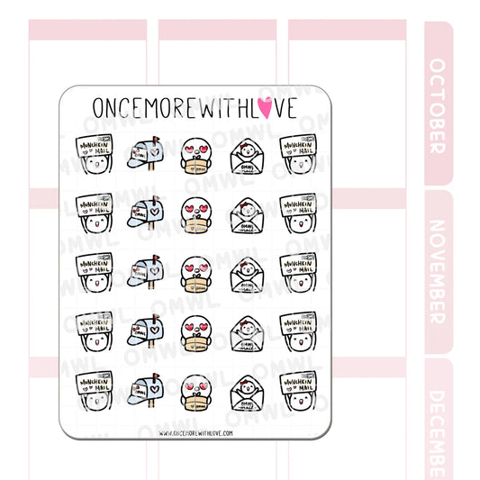 Once More With Love Sticker Sheet - Munchkin Mail