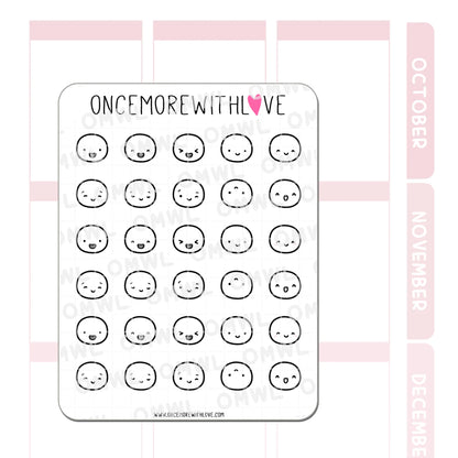 Once More With Love Sticker Sheet - Munchkin Emojis Pt. 1