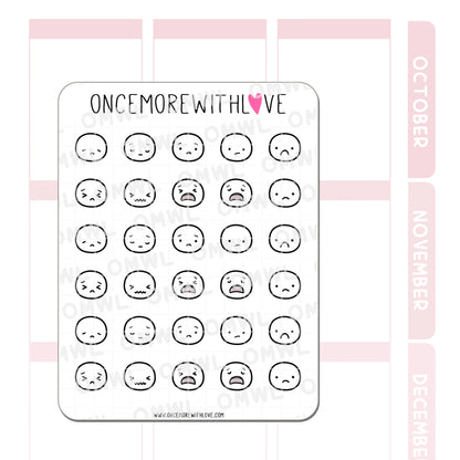 Once More With Love Sticker Sheet - Munchkin Emojis Pt. 5