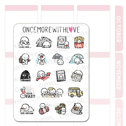Once More With Love Sticker Sheet - Nine Year Anniversary Favourites