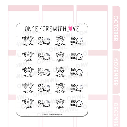 Once More With Love Sticker Sheet - Not a Good Day