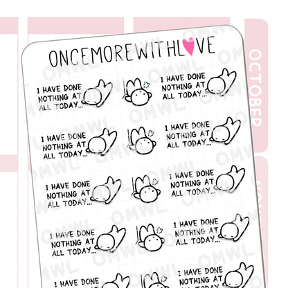 Once More With Love Sticker Sheet - Nothing At All