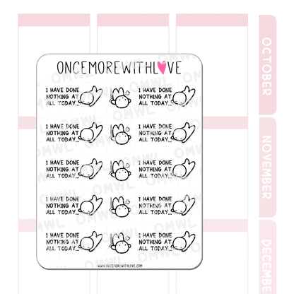 Once More With Love Sticker Sheet - Nothing At All