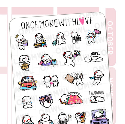 Once More With Love Sticker Sheet - One Year Anniversary Favourites