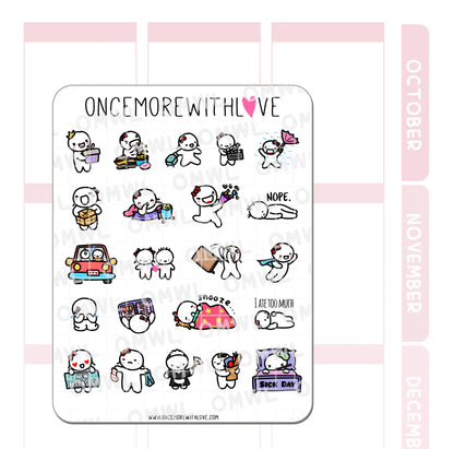 Once More With Love Sticker Sheet - One Year Anniversary Favourites