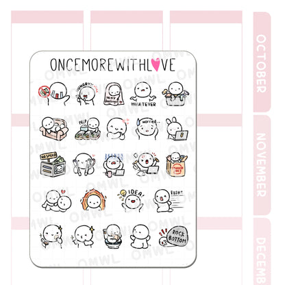 Once More With Love Sticker Sheet - Seven Year Anniversary Favourites
