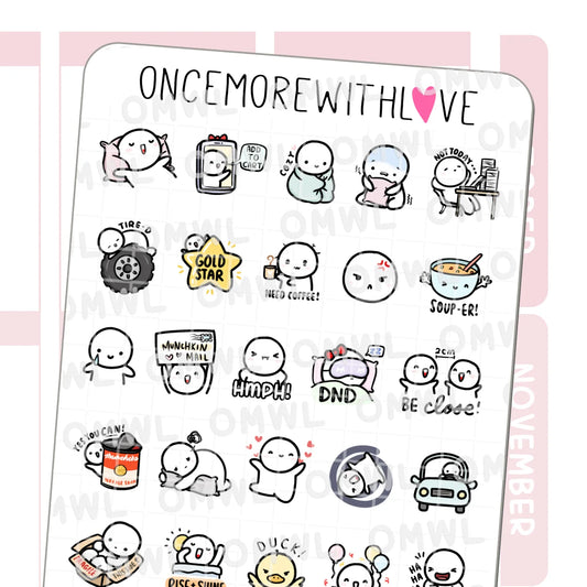 Once More With Love Sticker Sheet - Six Year Anniversary Favourites