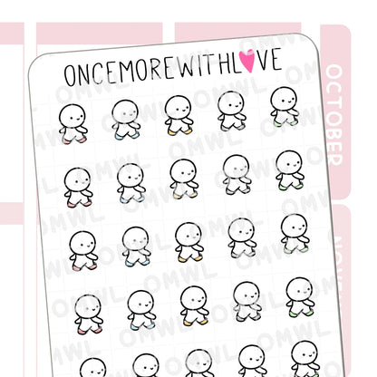 Once More With Love Sticker Sheet - Take a Walk