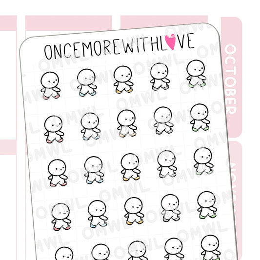 Once More With Love Sticker Sheet - Take a Walk