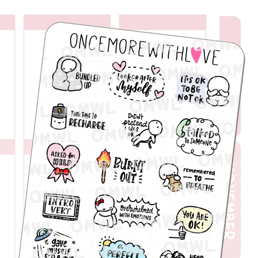 Once More With Love Sticker Sheet - You Will Be All Right