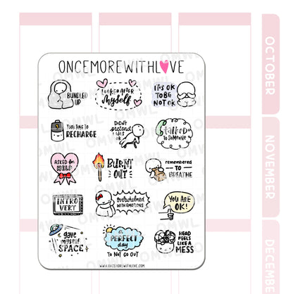 Once More With Love Sticker Sheet - You Will Be All Right