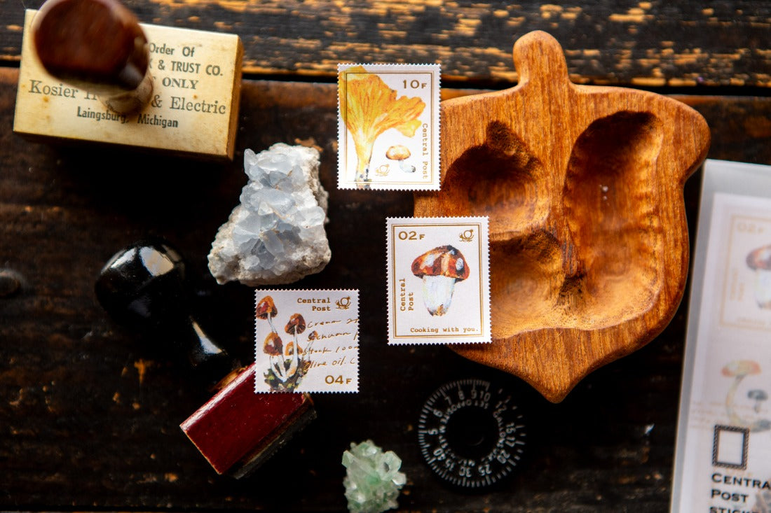 OURS Studio Stamp Sticker Sheet - Mushroom Recipe