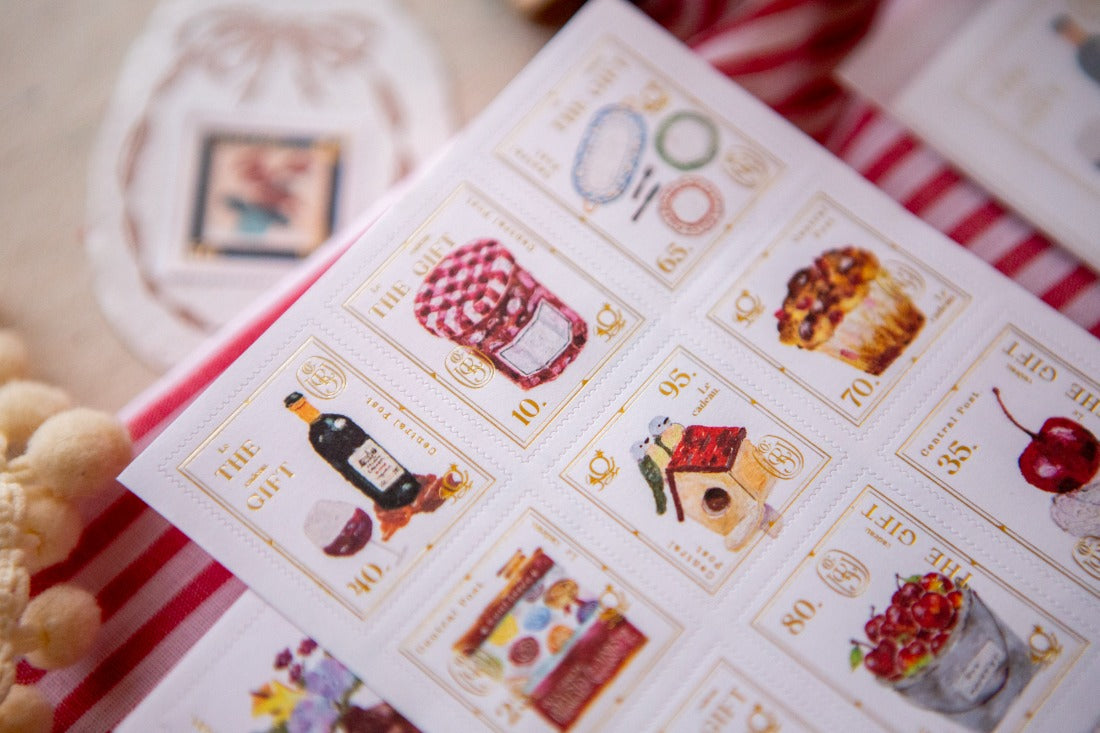 OURS Studio Stamp Sticker Sheet - The Gift