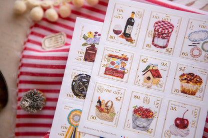 OURS Studio Stamp Sticker Sheet - The Gift