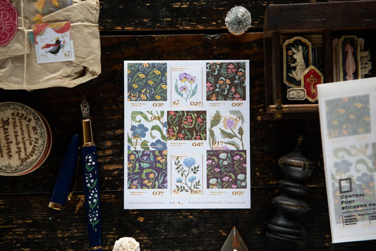 OURS Studio Stamp Sticker Sheet - The Wayfarer's Journal