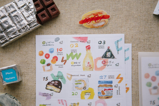 OURS Studio Stamp Sticker Sheet - Convenience Store