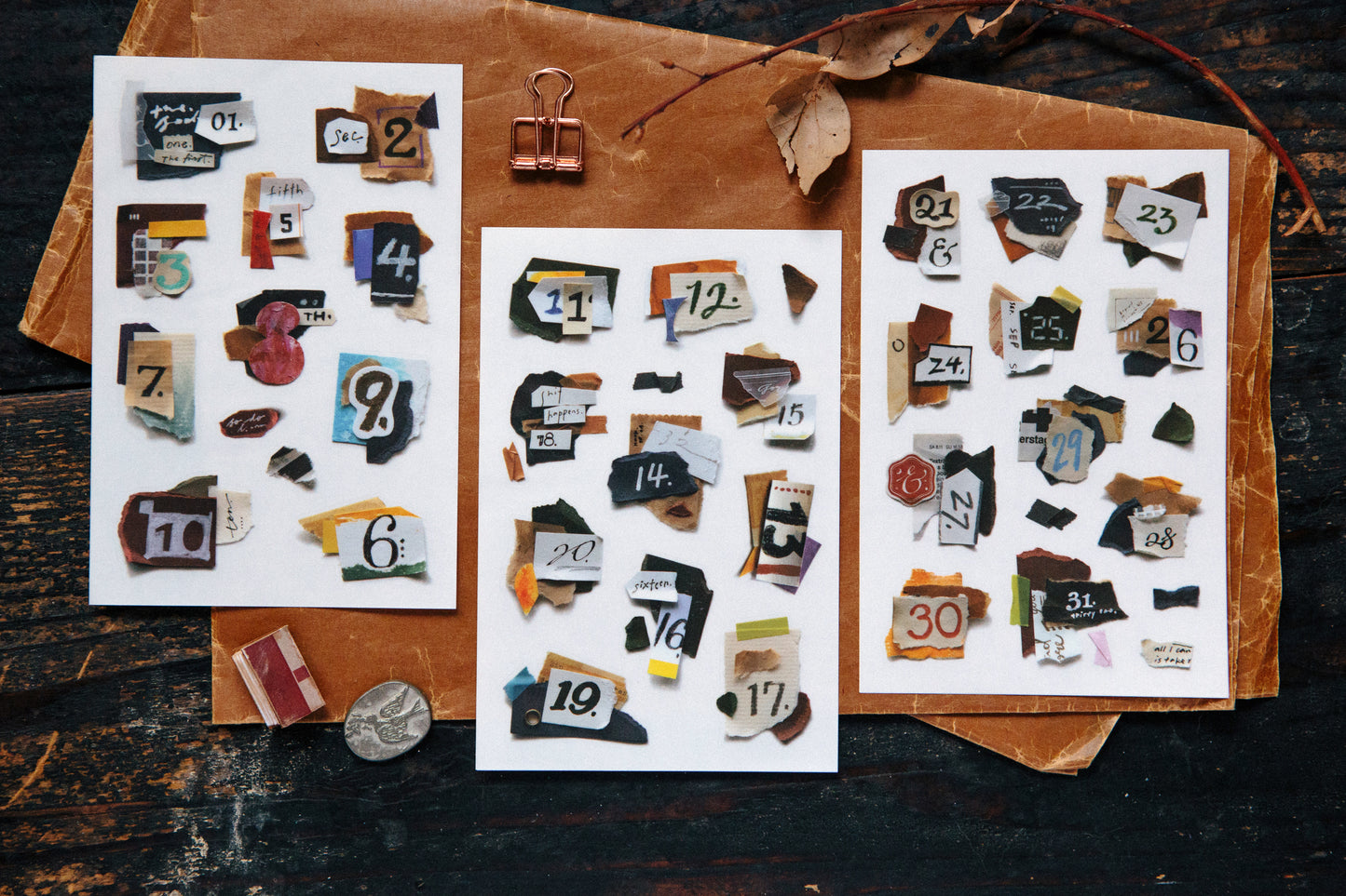 OURS Transfer Sticker Sheet - Day By Day