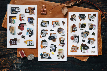OURS Transfer Sticker Sheet - Day By Day