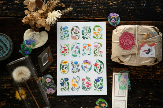 OURS Transfer Sticker Sheet - The Wayfarer's Journal