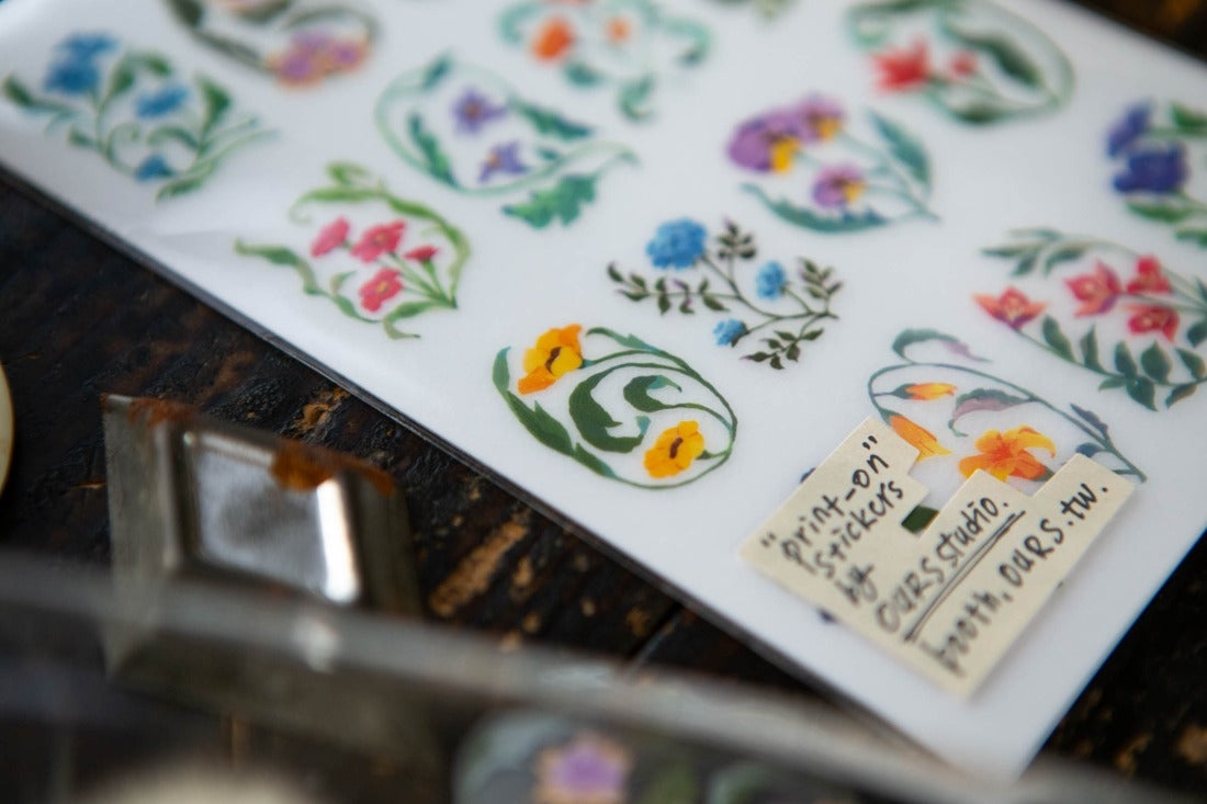 OURS Transfer Sticker Sheet - The Wayfarer's Journal
