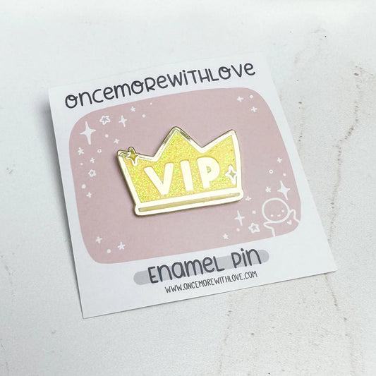 Once More With Love Enamel Pin - VIP (Destash)