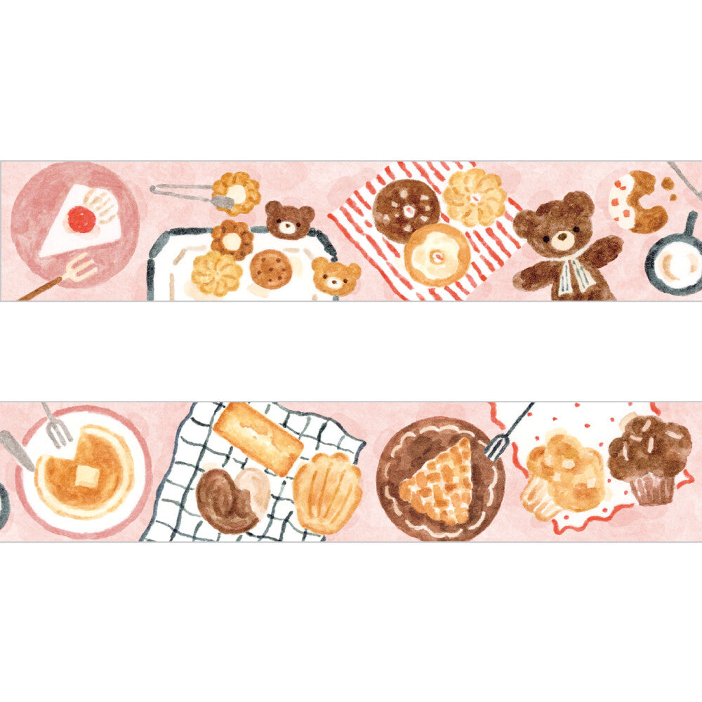 Papier Platz x Nakauchi Waka Washi Tape - Bear and Sweats