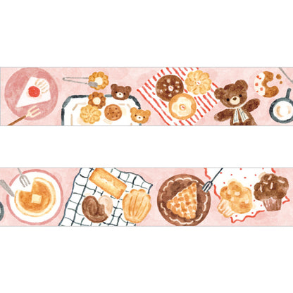 Papier Platz x Nakauchi Waka Washi Tape - Bear and Sweats