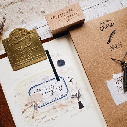 PensPapersPlanner Rubber Stamp - Appreciate Everything