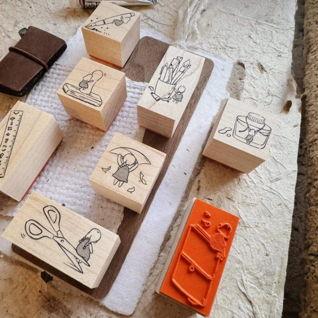 PensPapersPlanner Rubber Stamps - A Quiet Love For Stationery