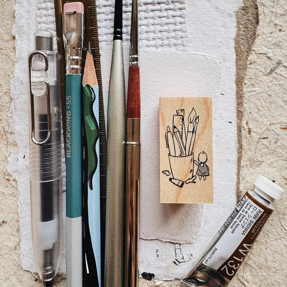 PensPapersPlanner Rubber Stamps - A Quiet Love For Stationery