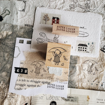 PensPapersPlanner Rubber Stamps - A Quiet Love For Stationery