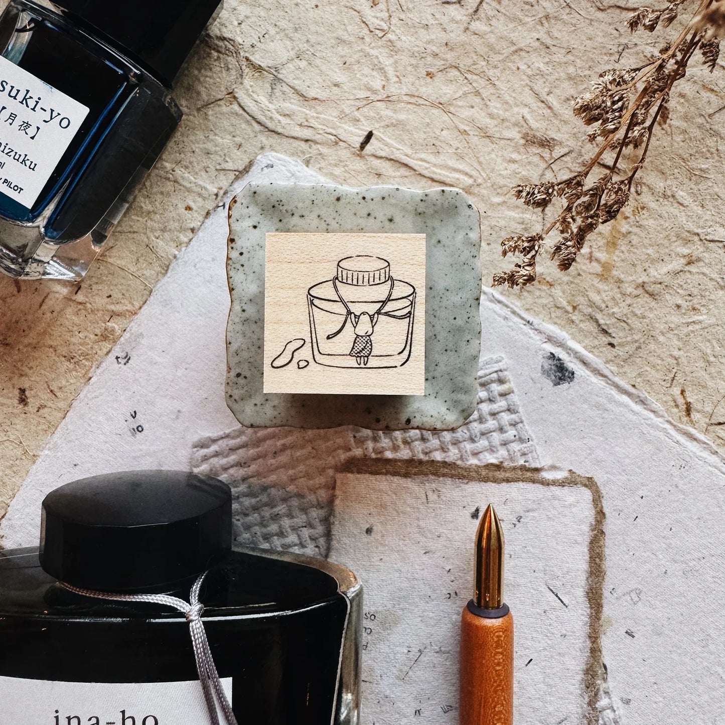 PensPapersPlanner Rubber Stamps - A Quiet Love For Stationery