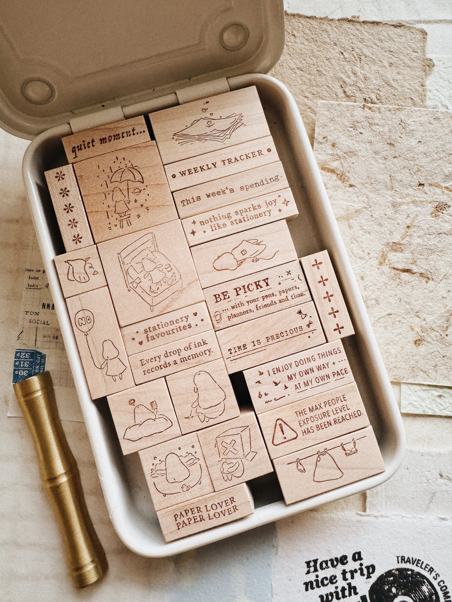 PensPapersPlanner Rubber Stamps - Series VIII