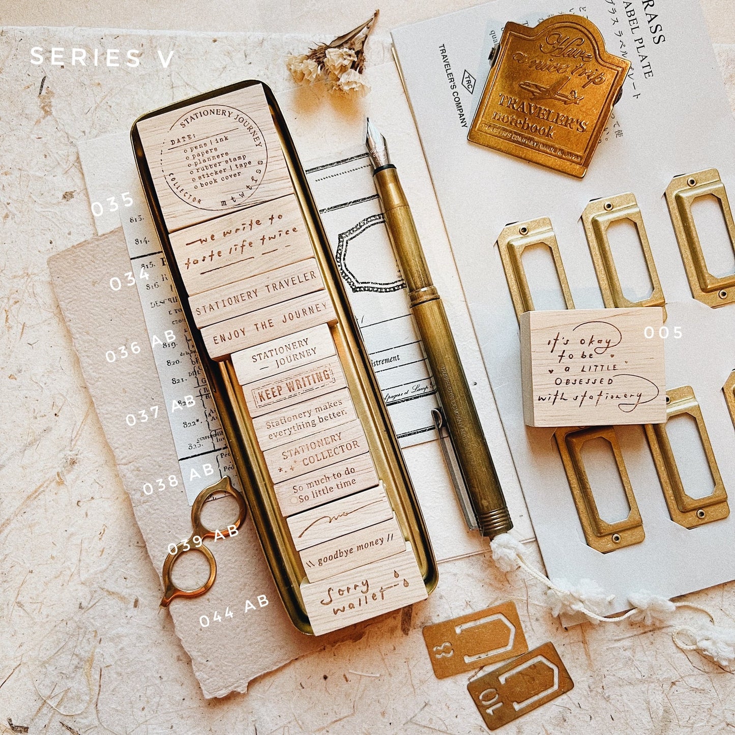 PensPapersPlanner Rubber Stamps - Series V
