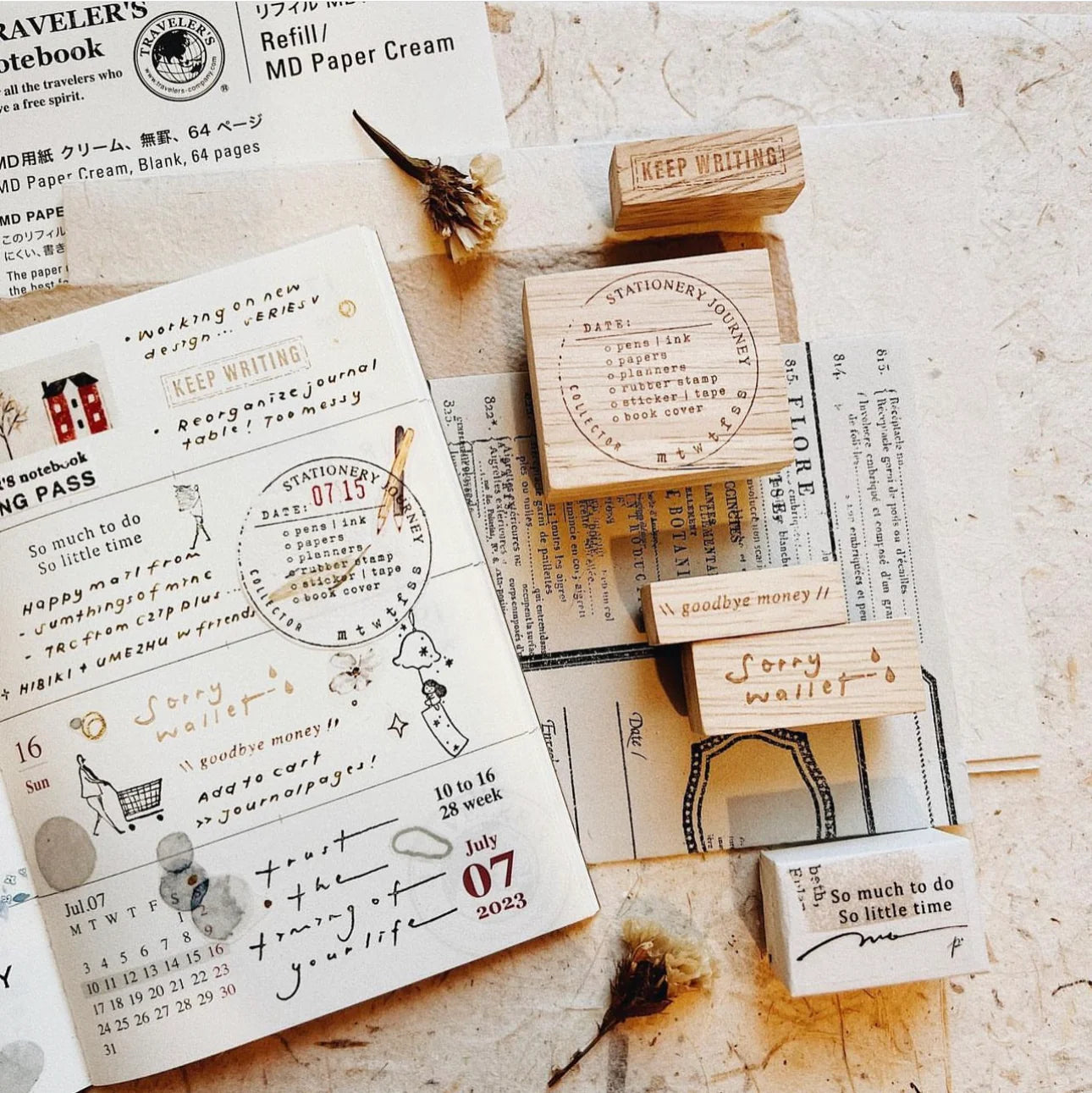 PensPapersPlanner Rubber Stamps - Series V