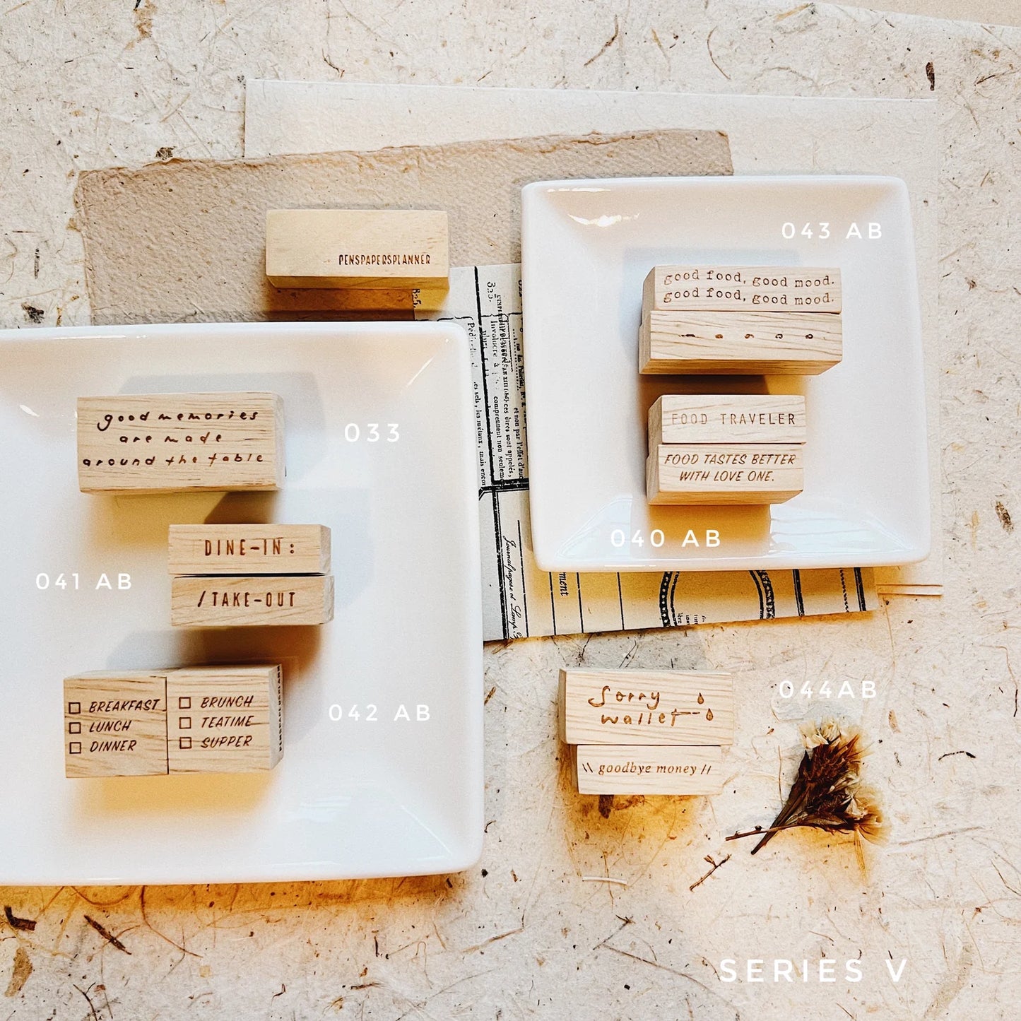 PensPapersPlanner Rubber Stamps - Series V