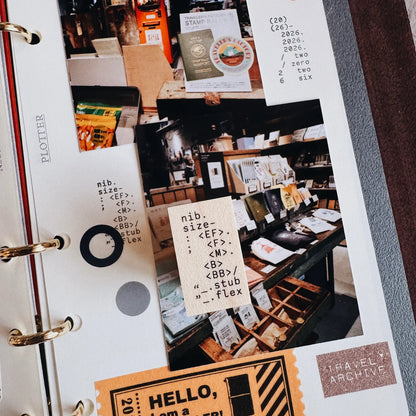 PensPapersPlanner Rubber Stamps - Travel Series