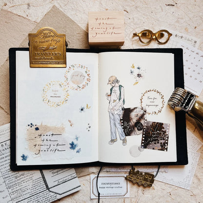 PensPapersPlanner Rubber Stamp - Trust The Timing Of Your Life