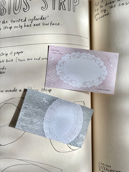 Pion Memo Cards - Lace Frame
