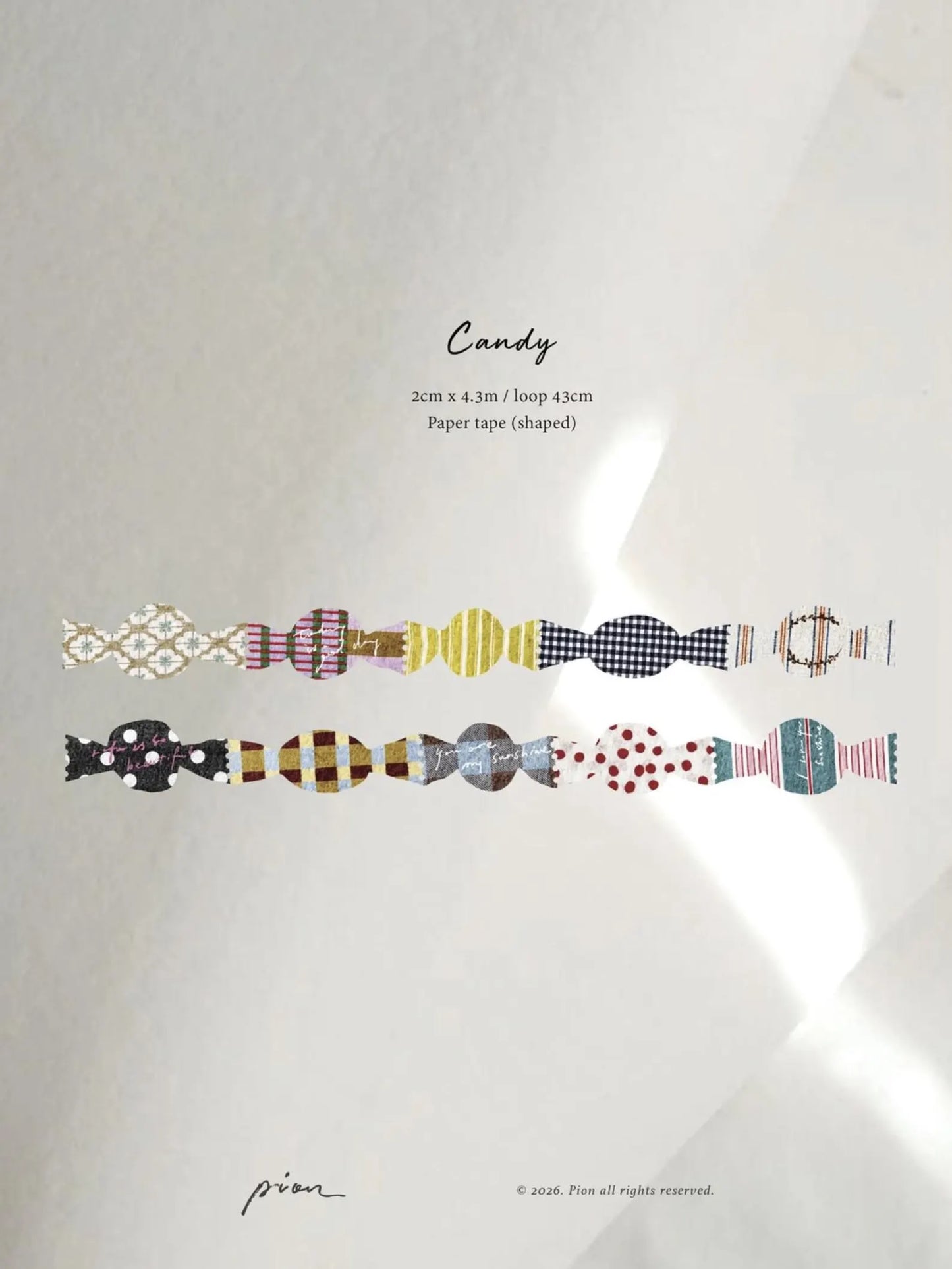 Pion Paper Tape - Candy