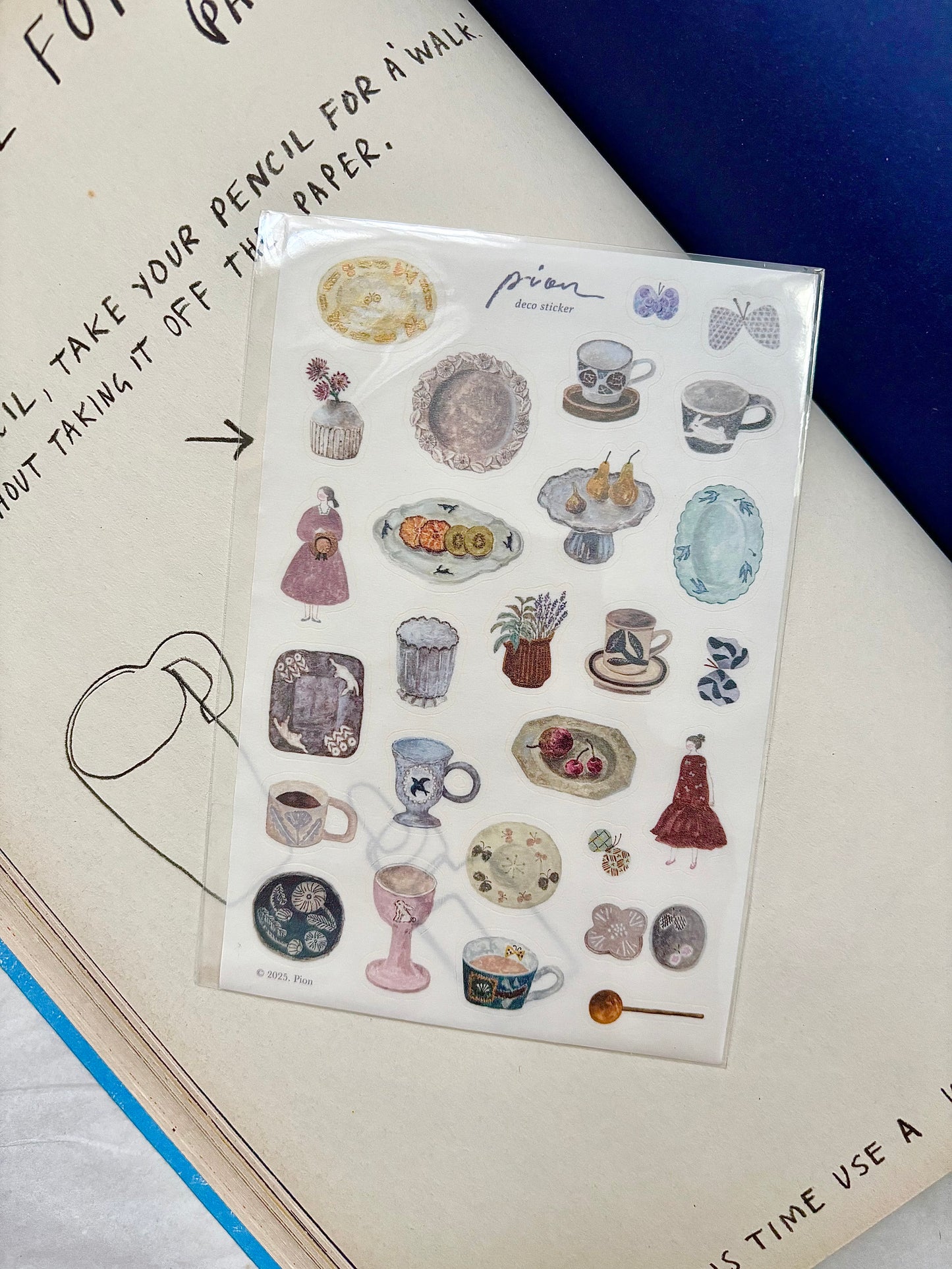 Pion Sticker Sheet - Pottery